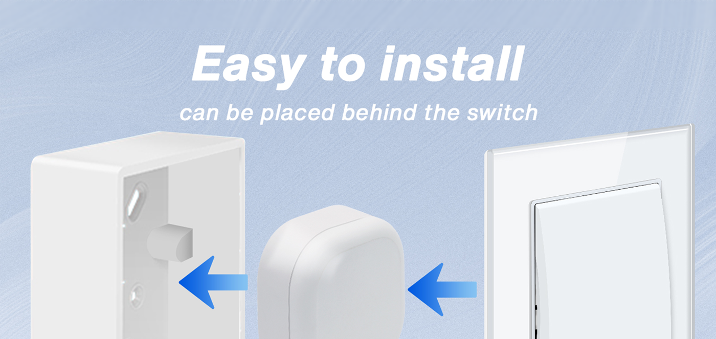 BSEED Wifi + RF433 okos kapcsolómodul, opcionális vezeték nélküli nyomókapcsolóval