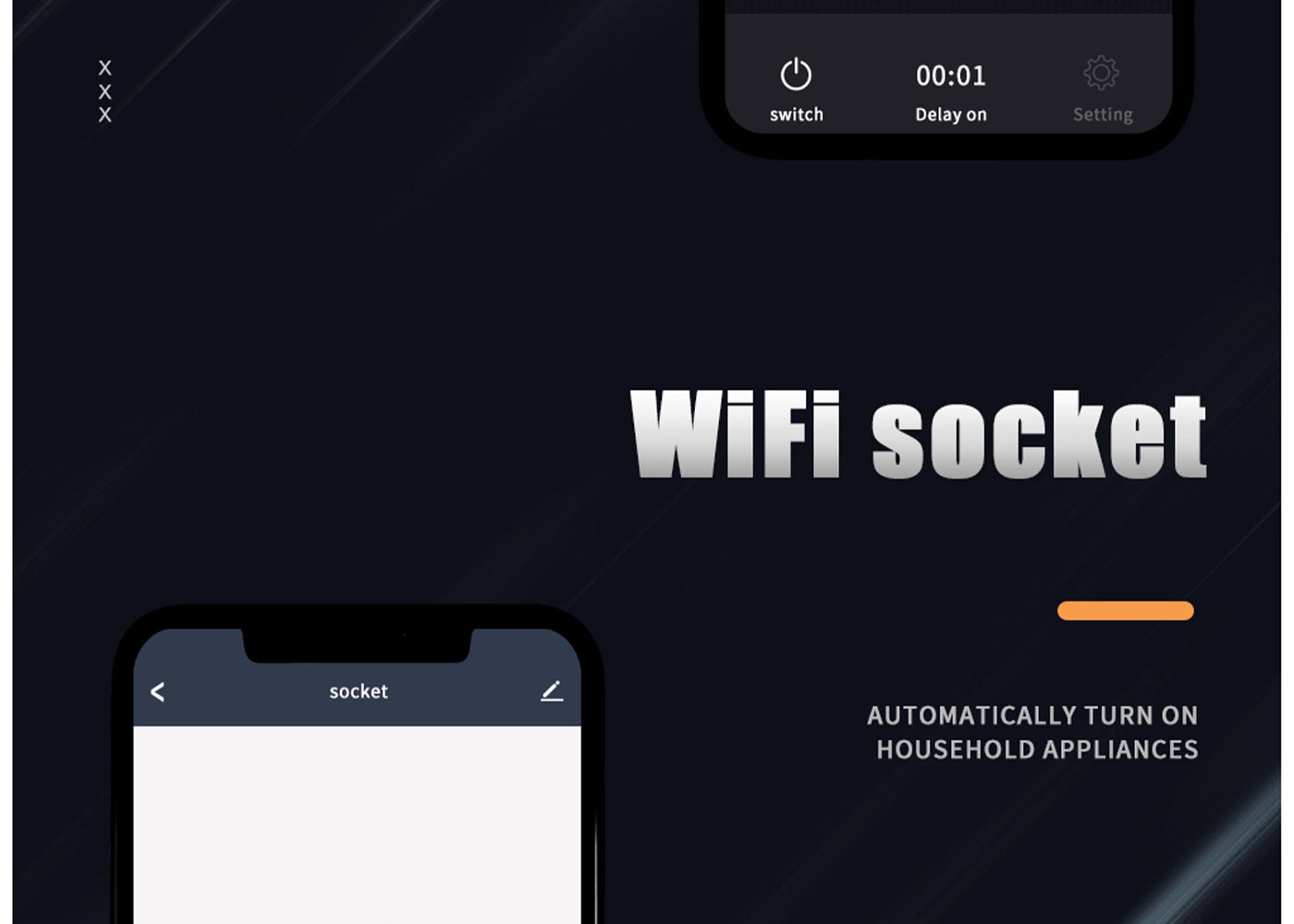 BSEED Wifi-s okos fényerő-szabályzó Wifi-s EU konnektorral, üveg előlap