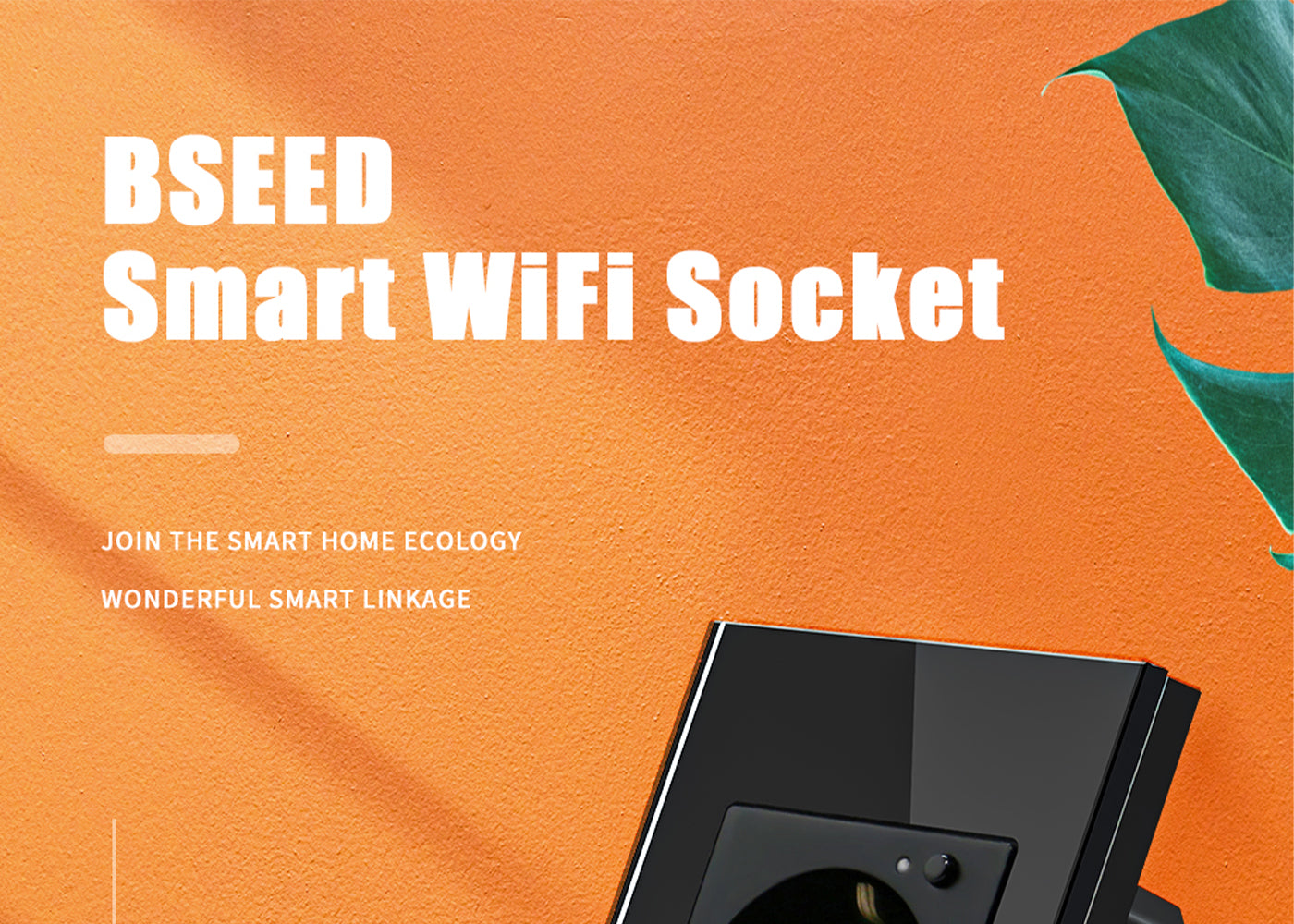 BSEED Wifi-s okos EU fali konnektor gyermekvédelemmel, 1–5 dugaljas