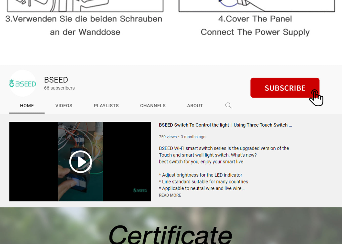 BSEED Wifi-s okos EU fali konnektor gyermekvédelemmel, 1–5 dugaljas