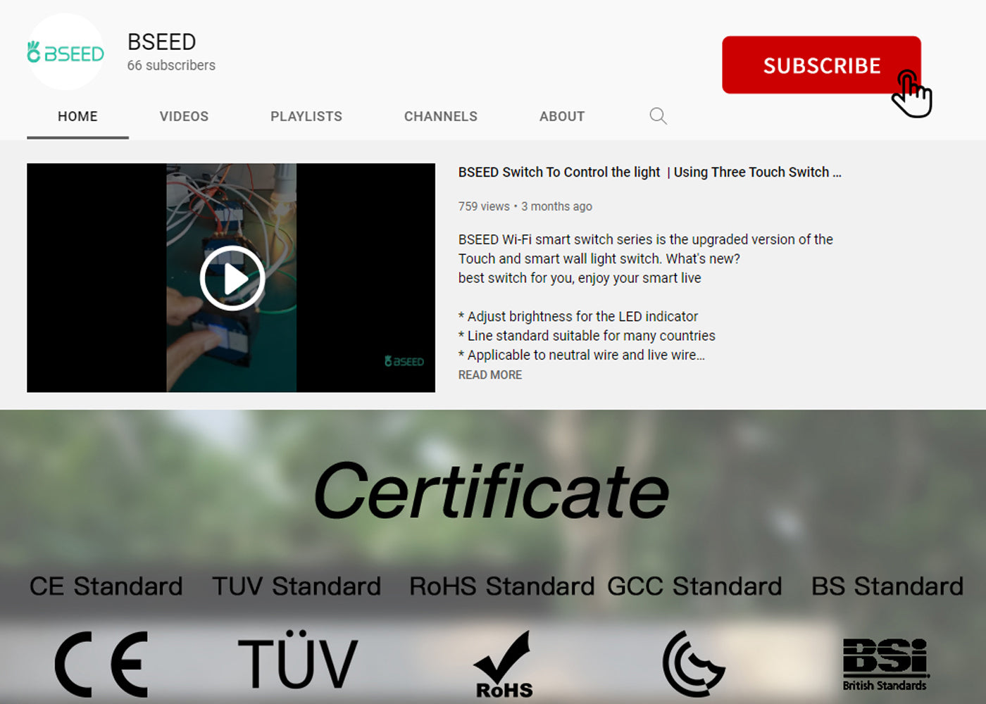 BSEED Zigbee okos villanykapcsoló (nullvezetős), 1–4 kapcsolós