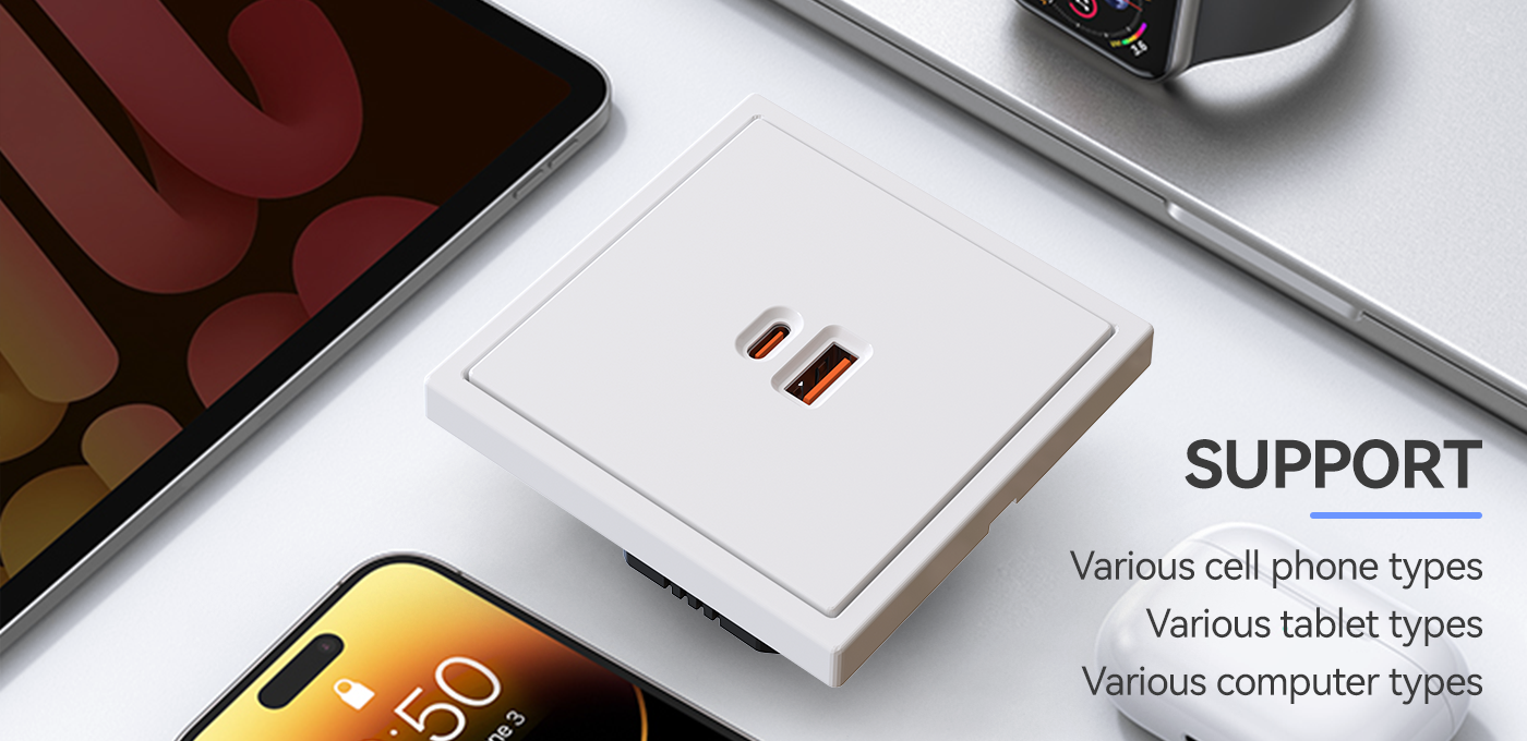 BSEED Grand 65W-os USB-C gyorstöltő aljzat, PD3.0