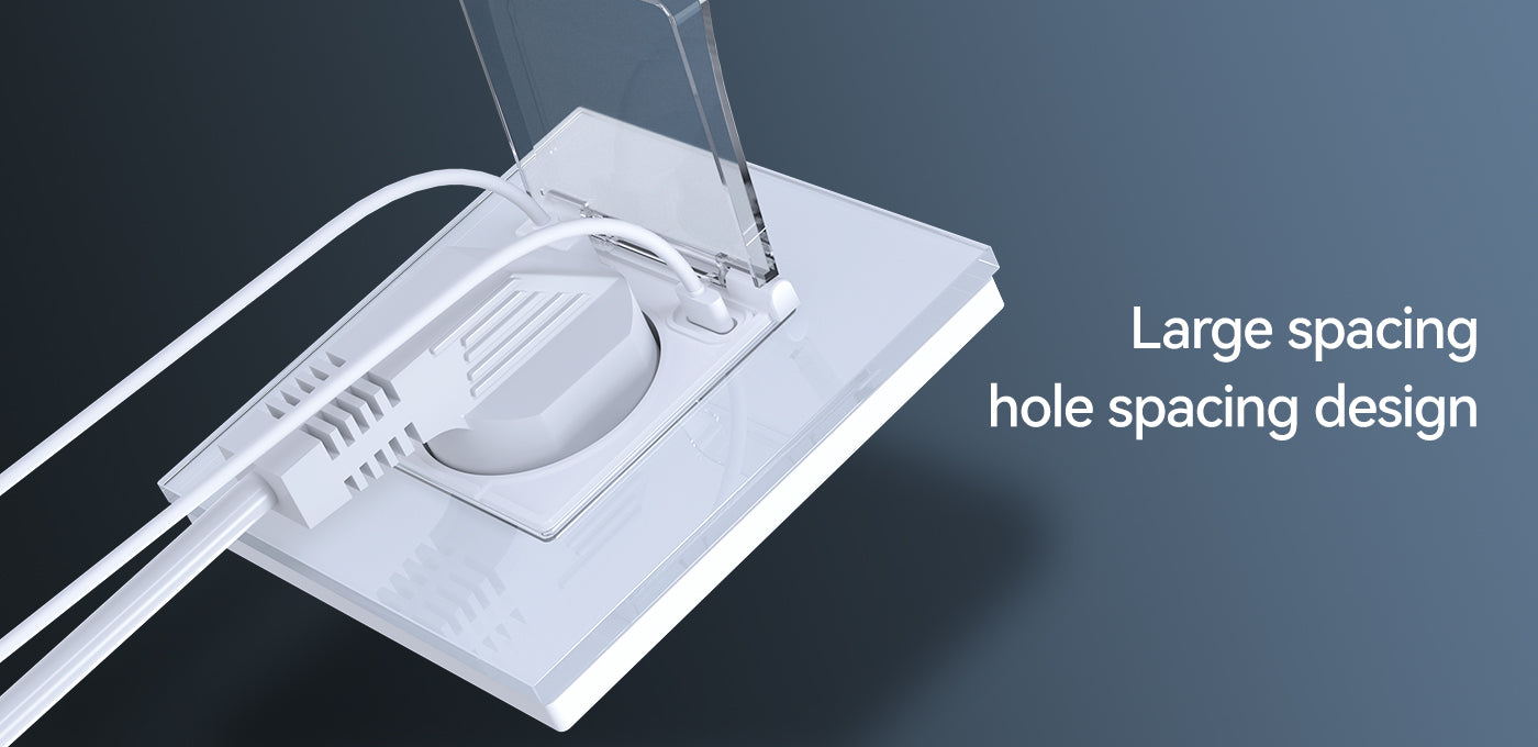 BSEED fedeles EU konnektor USB-C gyorstöltővel (20W), üveg előlap