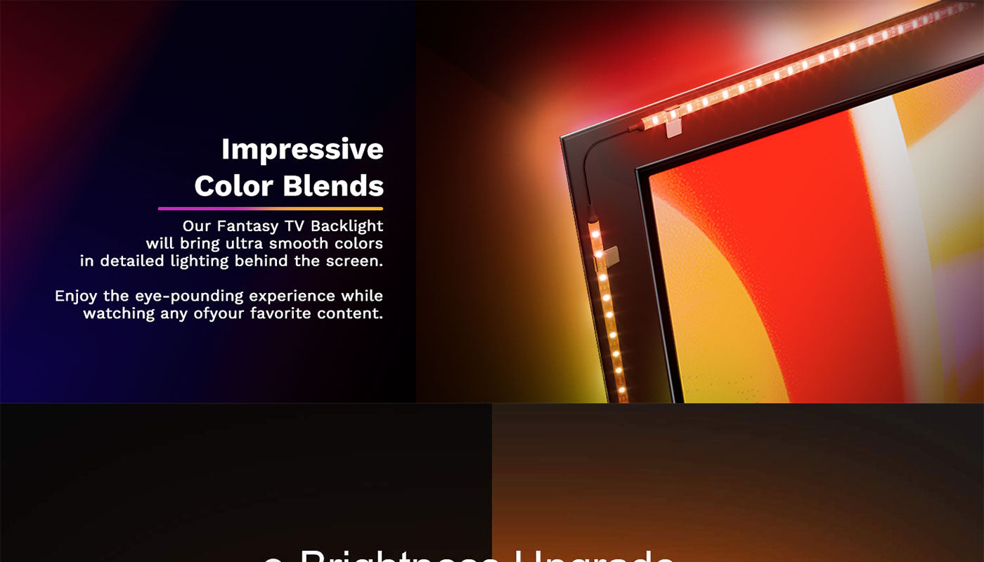 BSEED Wifi/Bluetooth okos LED neon fénycsík HDMI szinkrondobozzal