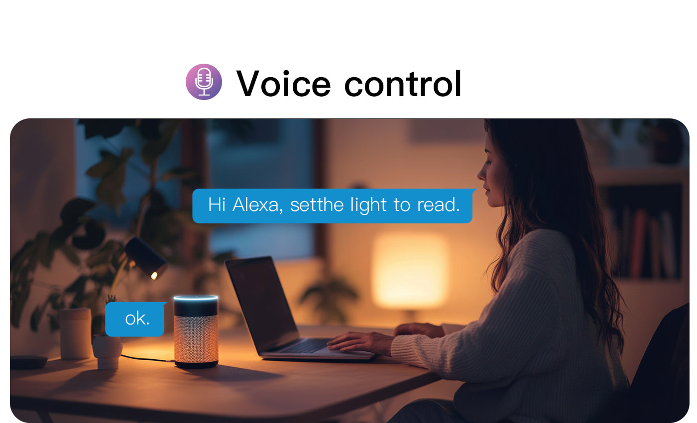 Wifi-s okos LED izzó, 9W, szabályozható fényerő, RGB + hideg/meleg fehér