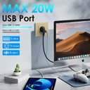 BSEED Wifi-s okos EU konnektor USB és Type-C töltővel, fogyasztásméréssel 1