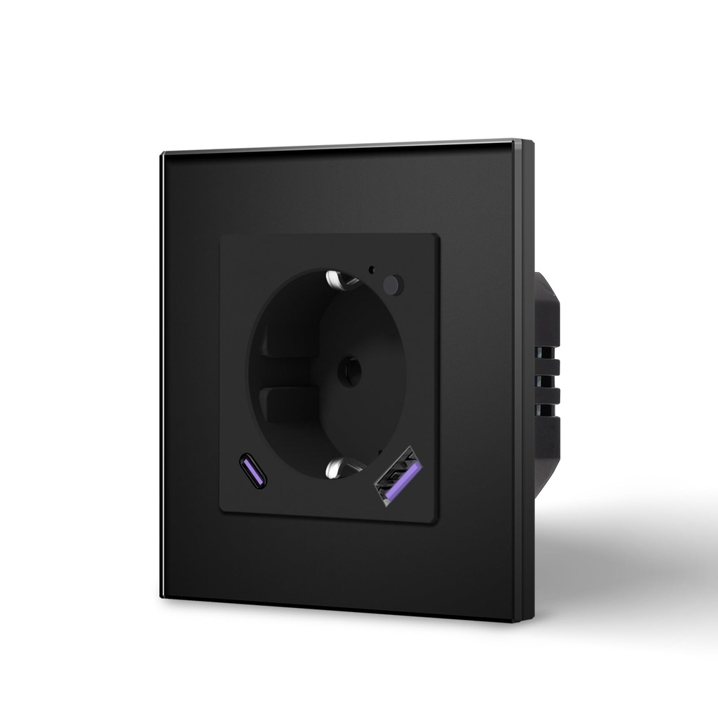 BSEED Wifi-s okos EU konnektor USB és Type-C töltővel, fogyasztásméréssel 12