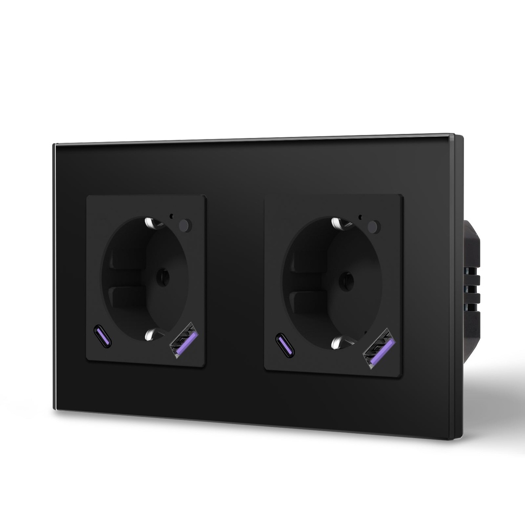 BSEED Wifi-s okos EU konnektor USB és Type-C töltővel, fogyasztásméréssel 14