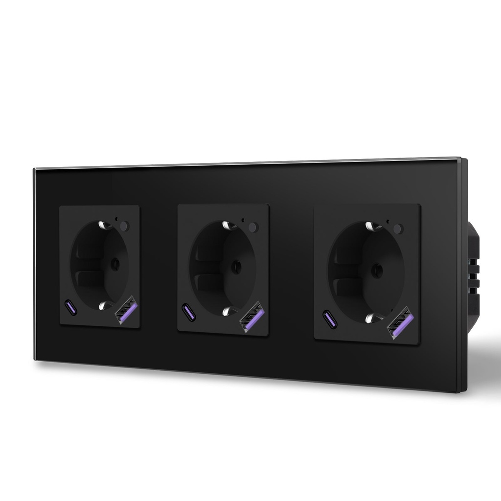 BSEED Wifi-s okos EU konnektor USB és Type-C töltővel, fogyasztásméréssel 16
