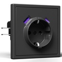 BSEED Grand EU konnektor 20W-os USB-C töltővel, körmös rögzítéssel 7