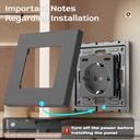 BSEED EU fali konnektor két 20W-os USB-C töltőporttal 2