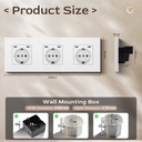 BSEED EU fali konnektor két 20W-os USB-C töltőporttal 9