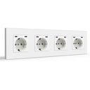 BSEED EU fali konnektor két 20W-os USB-C töltőporttal 10