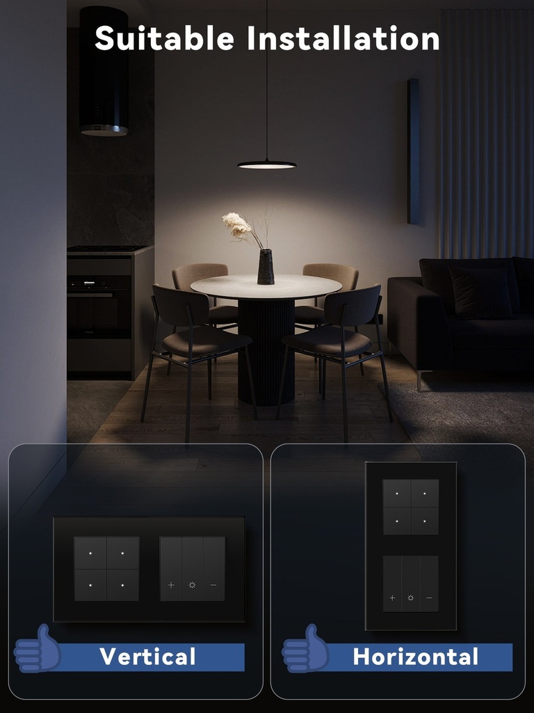BSEED Echo Wifi-s okos villanykapcsoló fényerő-szabályzóval 7