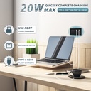 BSEED villanykapcsoló dupla EU konnektorral és USB-C gyorstöltővel, üveg keret 1