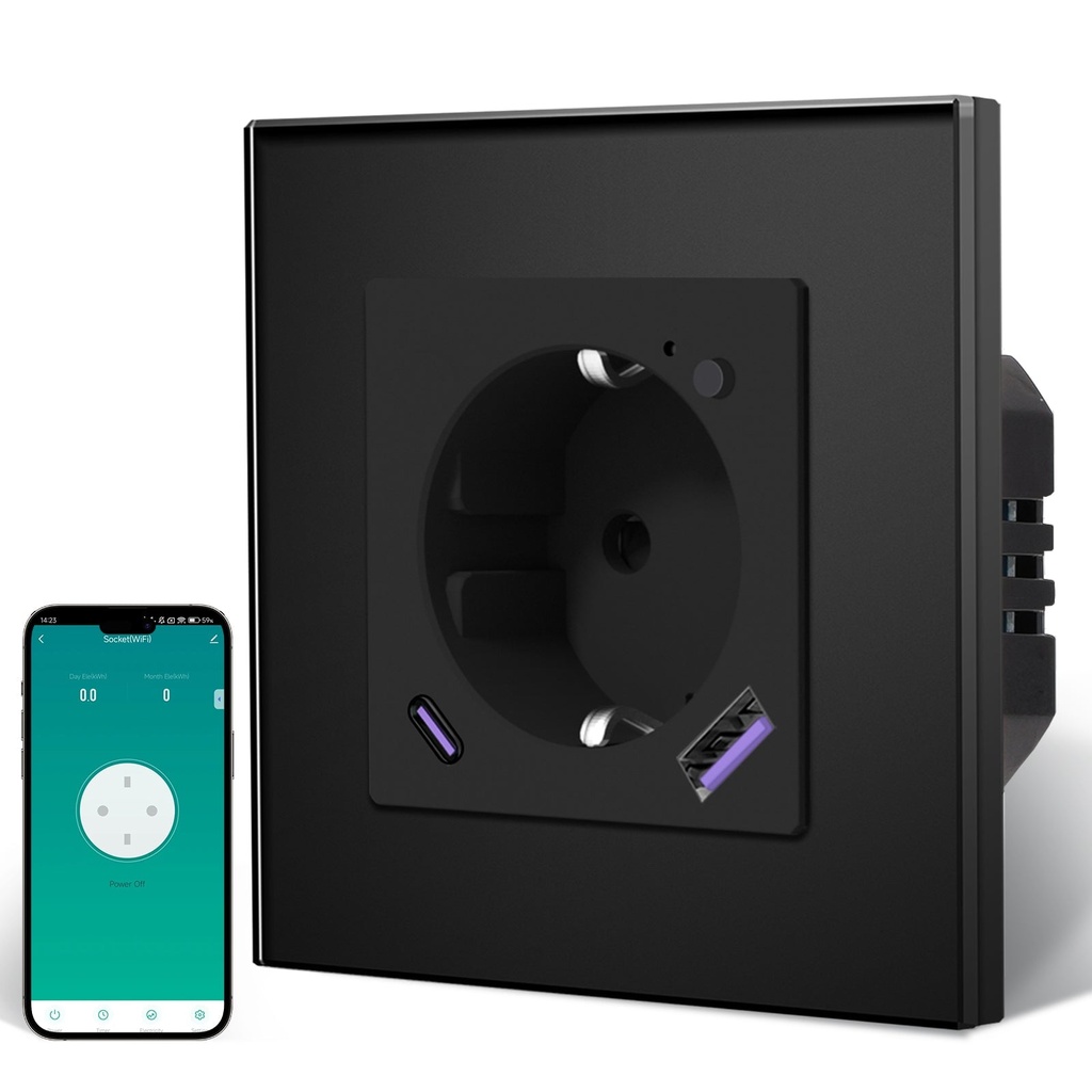 BSEED Echo Wifi-s okos EU konnektor fogyasztásméréssel, Alexa és Google 13