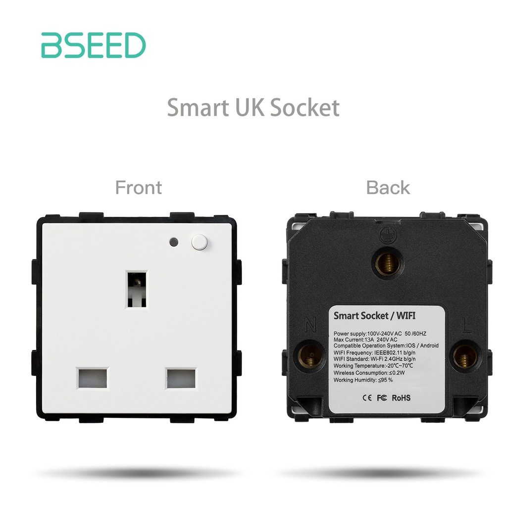 BSEED konnektorbetét (funkciómodul) EU/FR/MF szabvány, hagyományos, Wifi vagy Zigbee 4