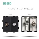 BSEED funkciómodulok (betétek): konnektor, USB-C, TV/SAT, adat- és kapcsolómodul 4