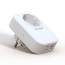 BSEED Wifi-s okos EU konnektor 30W USB/Type-C töltővel, fogyasztásméréssel, Bluetooth 4