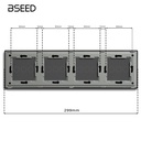 BSEED négyes üveg előlap fém kerettel, 299 mm (DIY) 2