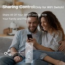 BSEED Wifi-s okos fényerő-szabályzó EU konnektorral, 228 mm, fehér 5