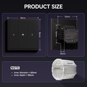 BSEED Scale Zigbee-s okos függönykapcsoló, Alexa és Google kompatibilis 6