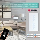 BSEED Zigbee dupla érintős fényerő-szabályzó, üveg előlap 2