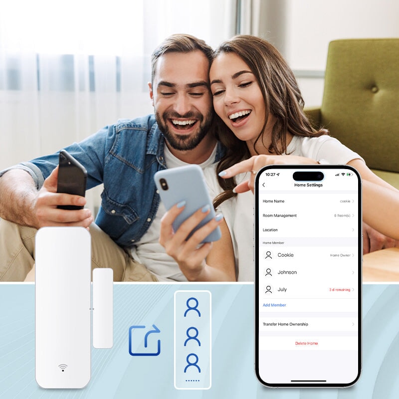 BSEED Wifi és Zigbee okosérzékelők – ajtó-, füst-, víz-, mozgás- és gázérzékelő 4