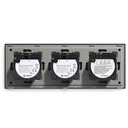 BSEED Zigbee villanykapcsoló dupla fényerő-szabályzóval, 228 mm 11