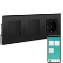BSEED Zigbee okos villanykapcsoló (nullvezetékes) konnektorral, átjáró szükséges 16