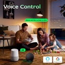 BSEED Wifi-s dupla okos redőnykapcsoló, üveg előlap, függőleges kivitel 2
