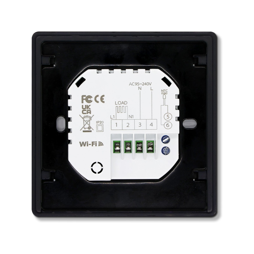 BSEED Matter Wifi-s okos termosztát forgatógombbal, padlófűtéshez és kazánhoz 6
