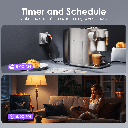 BSEED Wifi-s okos konnektor adapter időzítővel, Alexa és Google kompatibilis 4
