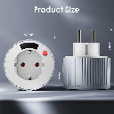 BSEED Wifi-s okos konnektor adapter időzítővel, Alexa és Google kompatibilis 7