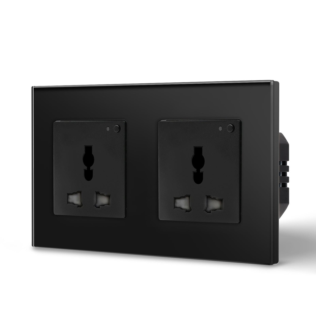 BSEED Wifi-s multifunkciós okoskonnektor, üveg előlap, 1–4 dugalj 7