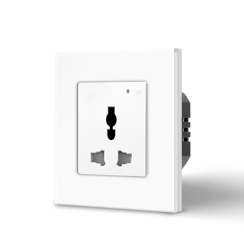 BSEED Wifi-s multifunkciós okoskonnektor, üveg előlap, 1–4 dugalj 13