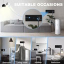 BSEED Wifi-s érintős dupla villanykapcsoló hagyományos EU konnektorral, 228 mm 5