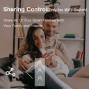 BSEED Wifi-s érintős dupla villanykapcsoló hagyományos EU konnektorral, 228 mm 10