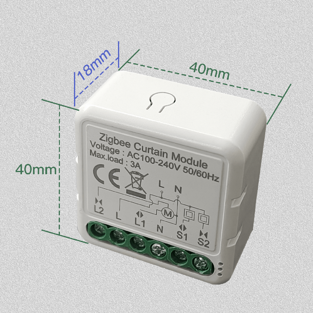 BSEED Zigbee okos függönykapcsoló modul függönyökhöz, rolókhoz és redőnyökhöz 6