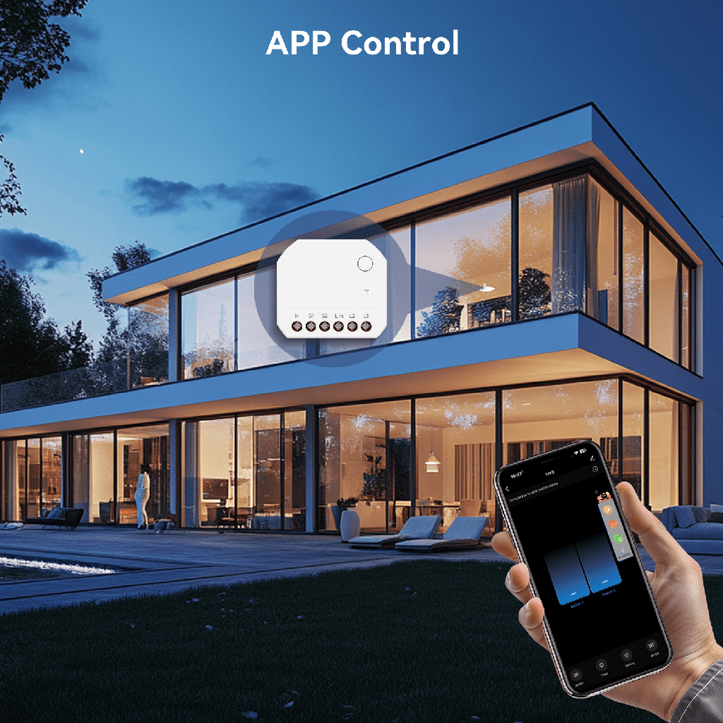 BSEED Wifi-s okos kapcsolómodul, Tuya kompatibilis 15