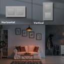 BSEED Zigbee okos villanykapcsoló redőnykapcsolóval, nullvezetős 1