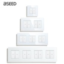 BSEED érintős függönykapcsoló fel/le nyilakkal, üveg előlap 1