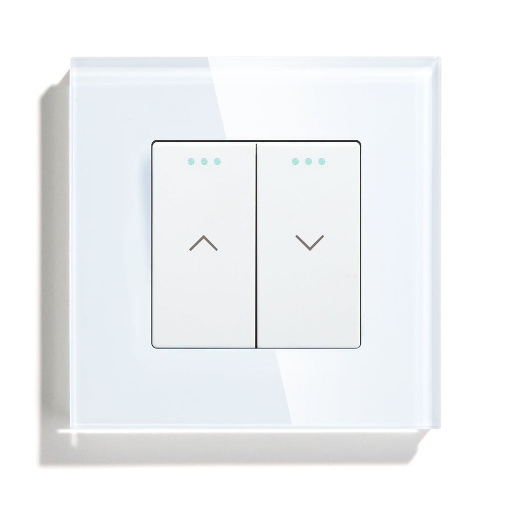 BSEED érintős függönykapcsoló fel/le nyilakkal, üveg előlap 3