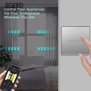 BSEED Wifi-s okos függönykapcsoló, üveg előlap 3