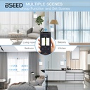 BSEED Wifi-s okos függönykapcsoló, üveg előlap 6