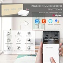 BSEED Zigbee hármas érintős fényerő-szabályzó, 228 mm 1