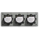 BSEED Wifi-s érintős hármas redőnykapcsoló, 228 mm-es kristályüveg panel 13