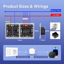 BSEED Zigbee okos villanykapcsoló (nullvezetékes) konnektorral, 20W-os USB-C töltővel 9