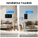 BSEED Wifi-s okos EU konnektor fogyasztásméréssel, üveg vagy műanyag előlap 6