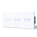 BSEED Wifi-s érintős villanykapcsoló dupla redőnykapcsolóval, 228 mm 19